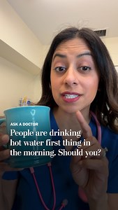 People are drinking hot water in the morning. Should you?