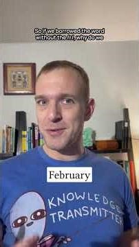 Why is “February” spelled with two ⟨r⟩’s?