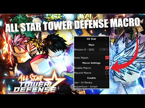 OP Roblox All Star Tower Defense Hack Pastebin 2021 | Macro Settings | Auto Rejoin | Auto Farm