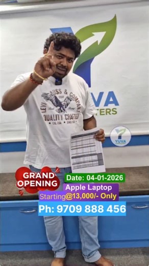 Yuva Computers | New store grand opening #short @yuva.computers Ph: 9709 888 456 #new_store_grand_opening #yuvacomputers #AppleLaptop #techdeals | Instagram