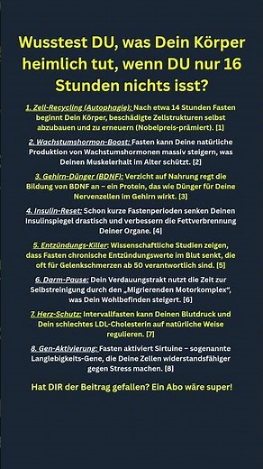 Was passiert eigentlich mit DEINEM Körper beim Fasten?