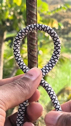 A wonderful knot of rope.