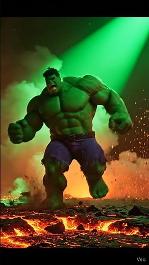 HULK DANCE 🤣 Smash & Stomp Chaos! Viral Marvel Short