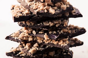 Easy Butter Brickle Bark • 2 ingredients!