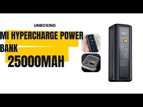 Xiaomi Hypercharge power bank 212 unboxing and review