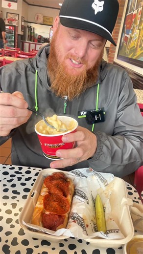 We tried the new Thanksgiving sandwich from Firehouse Subs in Council Bluffs, IA. Hit up Jungle Driving School for your driving class needs! #foodreels #foodies #thanksgiving #sandwich #eating #foodreview #dinner #restaurant #iowa #review #dining | Fooligan Eats