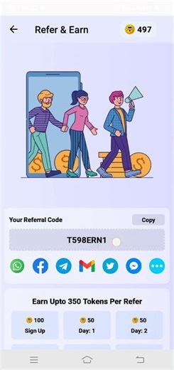 use this refer code and get 350 tokens free #freefire #diamond