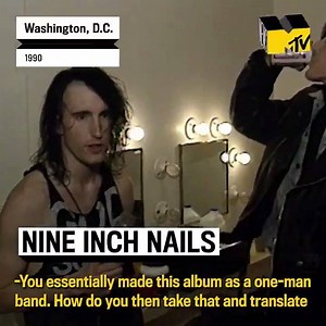 Nine Inch Nails released 'Pretty Hate Machine' 30 years ago today. In honor of the iconic rock LP, we’re throwing it back to our 1990 interview where the Rock Hall nominees talked about replicating the music’s chaos with their wild shows. | MTV News