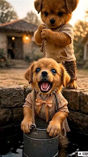 Little Hero Brother 🐾💛 #cute #rescueefforts #puppy #cutedog #pets