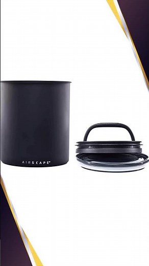 Stop Ruining Your Coffee Beans! ☕ This Air Less Coffee Canister Keeps Them Fresh!