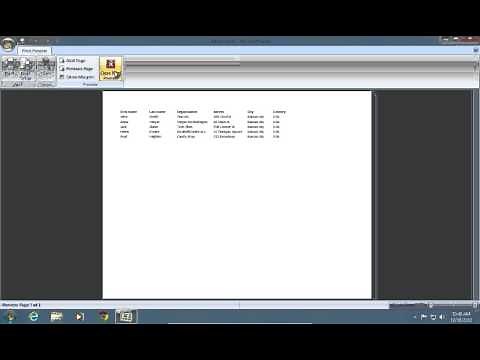How to print empty Excel 2007 Cells