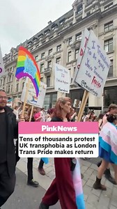 Hundreds of thousands of UK residents marched across London as part of London Trans Pride 2025 yesterday (26 July). Members of the public from across the country shrugged off the cloudy weather to spread messages of trans liberation across the nation’s capital. Marching from Langham Place to Parliament Square, activists held an array of signs, both spreading trans positivity and condemning institutions, including the Labour government, that have rolled back many of the community’s rights since t