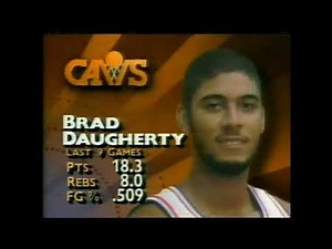 CLEVELAND CAVS vs CHICAGO BULLS 1990 Mar 28 MJ's career high (English Broadcasting)