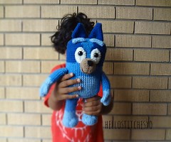 Bluey amigurumi - make your own - hellostitches xo