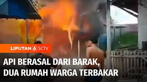 Api Berasal dari Barak, Kebakaran Landa Permukiman Padat di Palangka Raya | Liputan 6 - SCTV