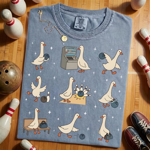 Bowling Silly Goose Shirt - Funny Bowling Player Tee, Bowler Team Gift, Bowling Lover Gift, Bowling Party Shirt - Etsy