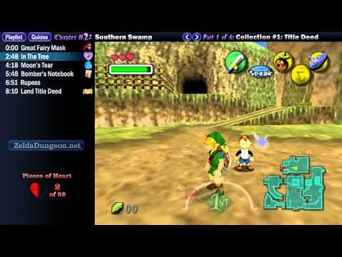 Legend of Zelda Majora's Mask Walkthrough 02 (1/6) "Southern Swamp: Title Deed"