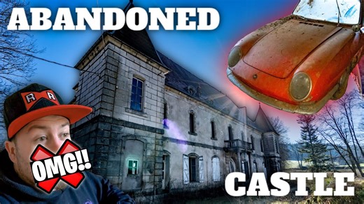 I found classic cars in a hidden mansion! 🚗🏰