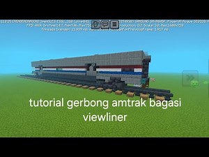 Train tutorial amtrak baggage viewliner ‪@CraftyFoxeMC‬
