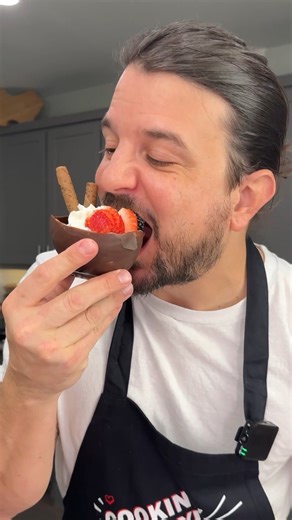 Edible Dessert cups #food #satisfying | Cooking With Kyle