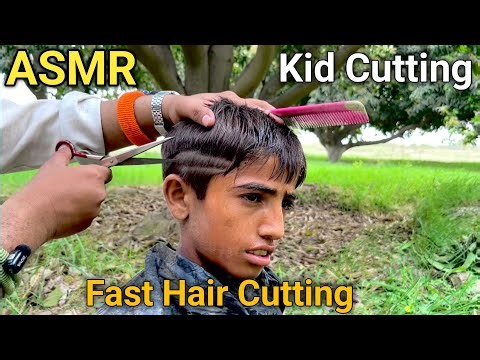 ASMR Kid Barber Gives Perfect Haircut ✂️🔥
