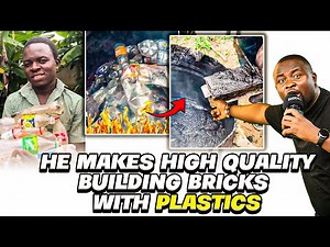 This guy turns plastic to bricks