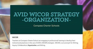 AVID WICOR Strategy -Organization-