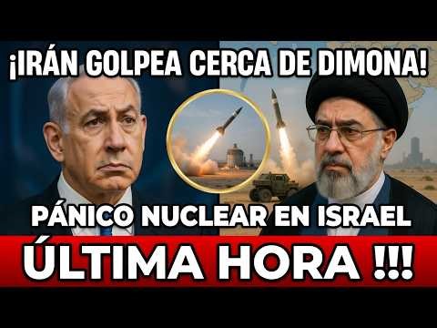 LIVE! 🔥 AFTER THE ATTACK ON NATANZ, IRAN STRIKES NEAR DIMONA AND TRIGGERS NUCLEAR PANIC IN ISRAEL