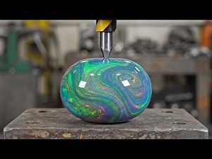 4K | Real Sound ASMR | Crushing Metal Screws Under Hydraulic Press