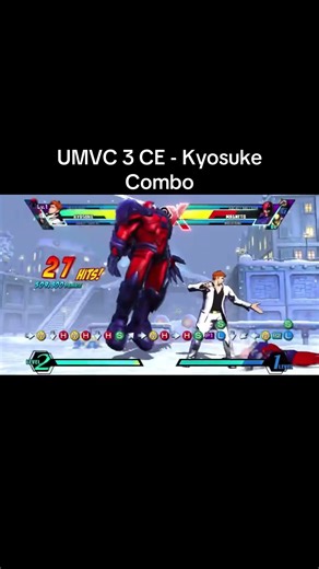 UMVC 3 CE - Kyosuke Combo #marvelvscapcom #umvc3 #umvc3mods #kyosuke #rivalschools