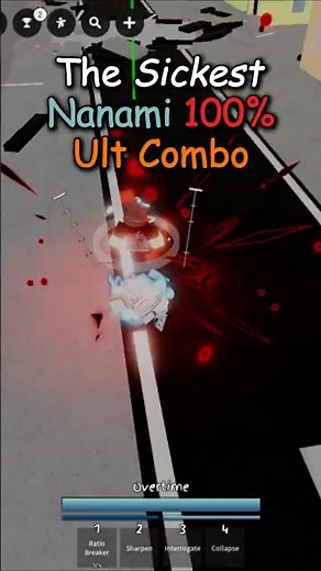 I found the most satisfying 100% combo with Nanami's Ultimate #jjs #roblox #jujutsushenanigans