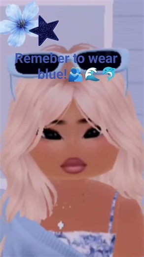 remeber to wear blue! 🫂 #doitfordolly #roblox #fypシ #dolly #blue #berryave