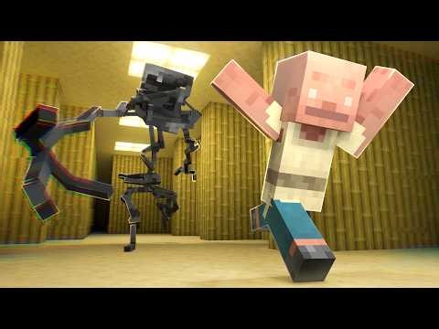 I Went To The Backrooms In Minecraft...