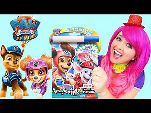 Coloring PAW Patrol: The Movie | Magic Ink Coloring Book | Imagine Ink Marker
