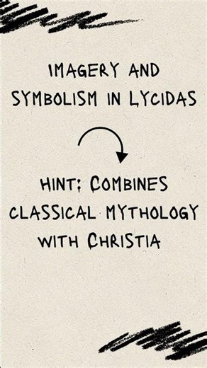 Lycidas #imagery #symbolism #meg #ignou #britishpoetry