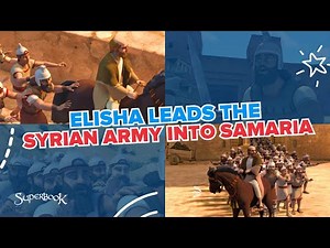 Elisha Leads the Syrian Army Into Samaria | Batang Superbook - Elisha and The Syrians Tagalog Clip