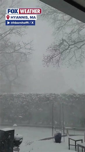 Strong Wind Gusts Intensified In Massachusetts On Thursday As A Snow Squall Moved Through The Region