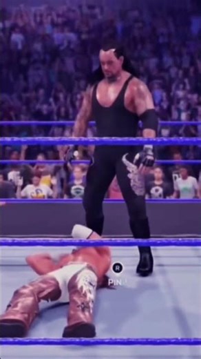 The Undertaker pulls Shawn Michaels from the ropes and hits The Tombstone Piledriver!!!