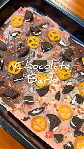 【簡単美味しい失敗しない】大きい板チョコが食べたい息子のリクエスト🍫 #バレンタイン #バレンタイン2026 #チョコレートバーク #マーブルチョコ #板チョコ #板チョコアレンジ