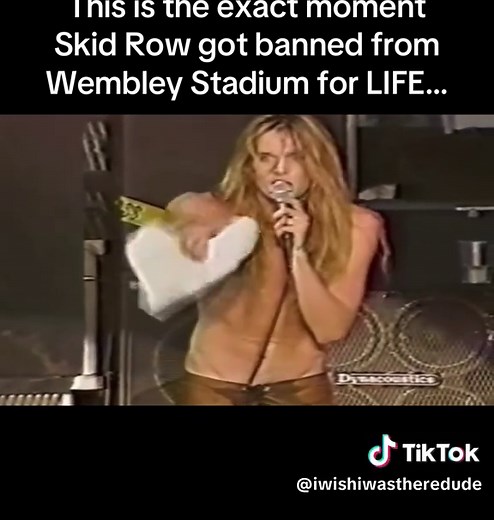 Skid Row Banned from Wembley Stadium Forever