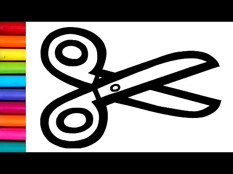 Scissors Drawing | How to Draw Scissors Drawing | Draw Scissors Step by Step