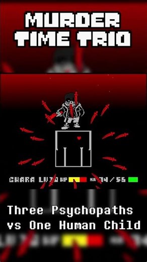 The Murder Time Trio Situation is crazy! #undertale #undertalefangame #sans