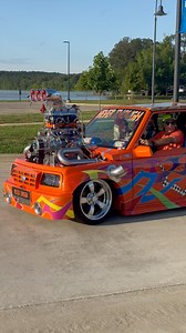 “NEVER ENOUGH” 1994 GEO Tracker at Turkey Rod Run • Owner: Duke and Sonia Roddy #sickslammedtrucks #customtrucks #prostreet | SICK Slammed Trucks