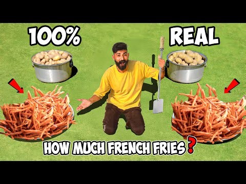 100% Home Made French Fries🍟 आलू खा लो !!