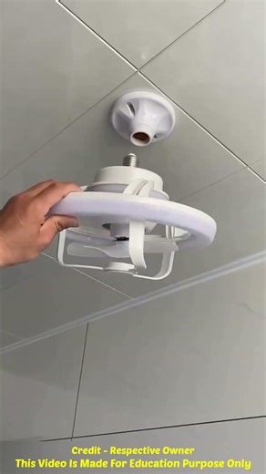 ₹90 LED Light Fan - Light Fan in One