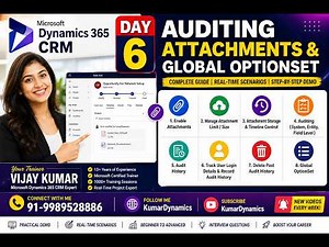 Dynamics 365 CRM Tutorial for Beginners | Attachments, Timeline & Audit History