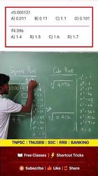 Decimal numbers in Square & Cube root 💥‼️
