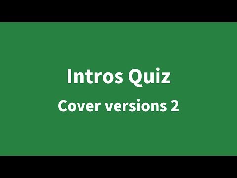Intros Quiz - Cover versions 2