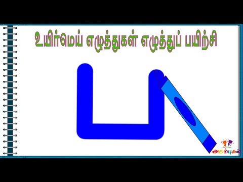 தமிழ் எழுத்துப் பயிற்சி - ப | Tamil Alphabets Writing Practice for Kids & Preschoolers | அரும்புகள்