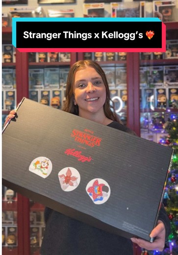 Stranger Things x Kellogg’s ❤️‍🔥 These cereals make for the perfect breakfast or collectors items! I would highly recommend grabbing multiple boxes of the Demogorgon Crunch though, it’s worth trying! Available in stores while supplies last! 🔥